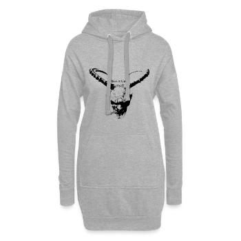 Liaba Teifl - Hoodie-Kleid - Grau meliert - Vorne