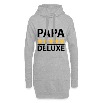 Papa Deluxe - Hoodie-Kleid - Grau meliert - Vorne