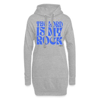 Christianisme Verset Biblique Chrétien - Sweat-shirt à capuche long Femme - gris chiné - Devant
