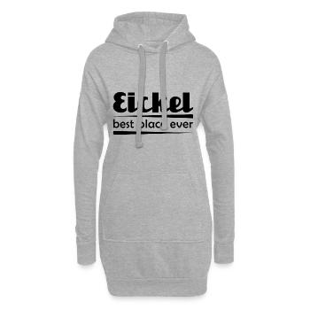 Eickel - Stadt best place ever - Hoodie-Kleid - Grau meliert - Vorne