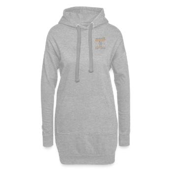 American Tire Distressed - Hoodie-Kleid - Grau meliert - Vorne