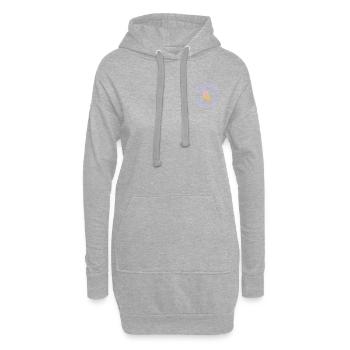 ALLES, WAS ICH BRAUCHE, IST EIS - Hoodie-Kleid - Grau meliert - Vorne