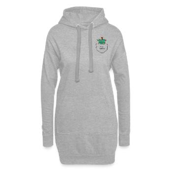 Merry Christmas 2 - Hoodie-Kleid - Grau meliert - Vorne