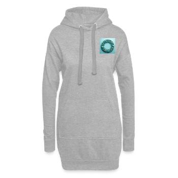 Aqua Marine Serenity - Hoodie-Kleid - Grau meliert - Vorne