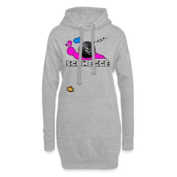 Schnegge - Hoodie-Kleid - Grau meliert - Vorne