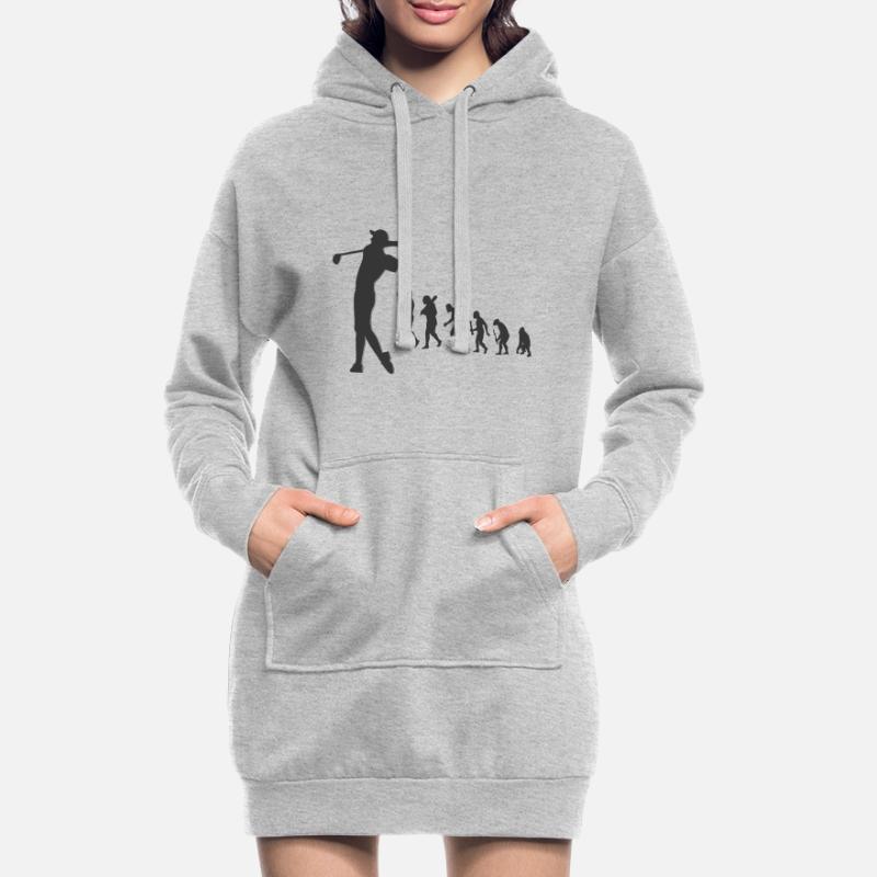 Evolution Golf Golfeur tee Evolution Sweat-shirt à capuche long Femme