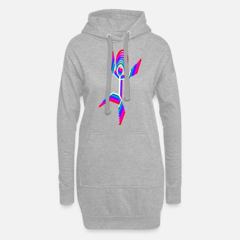 Dancer Dancer - Hoodie Dress - heather grey