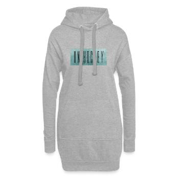 Unihockey Floorball - Hoodie-Kleid - Grau meliert - Vorne