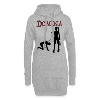 Domina - Hoodie-Kleid - Grau meliert - Vorne