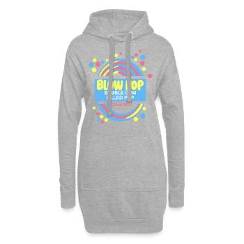 Tootsie Roll Blow Pop - Sweat-shirt à capuche long Femme - gris chiné - Devant
