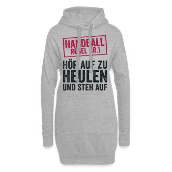 Handball TShirt Handballer Team Sport Geschenk - Hoodie-Kleid - Grau meliert - Vorne