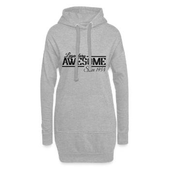 Birthday - Legendarily great since 1954 - Hoodie Dress - heather grey - Front