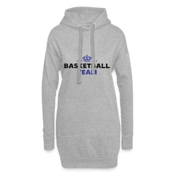 Basketball Team - Hoodie-Kleid - Grau meliert - Vorne