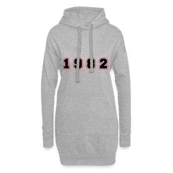 Numéro de l’année 1982 - Sweat-shirt à capuche long Femme - gris chiné - Devant