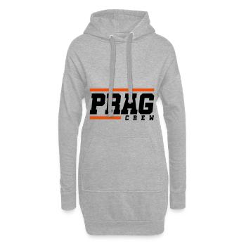 prag crew - Hoodie-Kleid - Grau meliert - Vorne