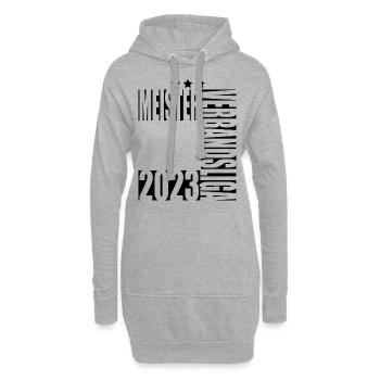 Meister Verbandsliga 2023 Aufstiegstrikot - Hoodie-Kleid - Grau meliert - Vorne