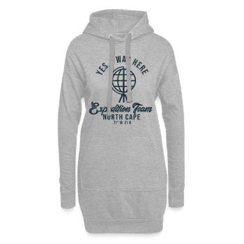 Nordkap Nord Kapp Cap Nord - Hoodie-Kleid - Grau meliert - Vorne