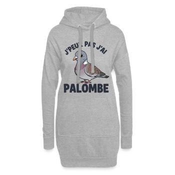 Chasseur Palombe Tradition Sud Ouest Palombière - Hoodie-Kleid - Grau meliert - Vorne