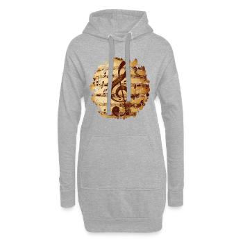 Sans clef, les chefs-d’œuvre seraient injouables - Sweat-shirt à capuche long Femme - gris chiné - Devant