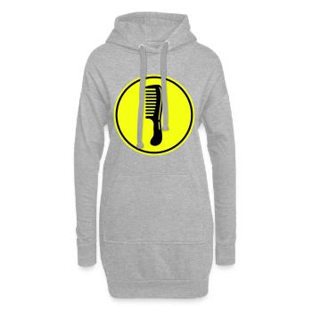 Kamm Friseur icon - Hoodie-Kleid - Grau meliert - Vorne