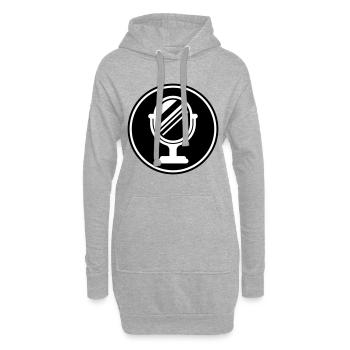 Spiegel Icon Silhouette - Hoodie-Kleid - Grau meliert - Vorne