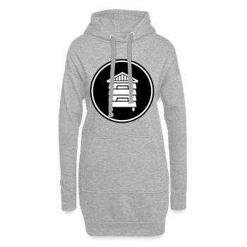 Honig Imker - Hoodie-Kleid - Grau meliert - Vorne