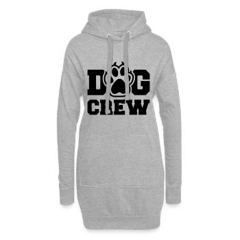 Dog Crew - Hoodie-Kleid - Grau meliert - Vorne