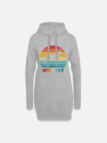 Whippet - Hoodie Dress - heather grey