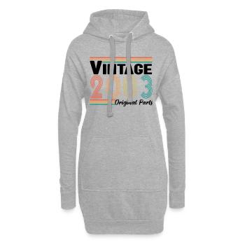 Vintage 2003 Original Parts Cadeau Anniversaire - Sweat-shirt à capuche long Femme - gris chiné - Devant