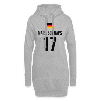 Fußball Sauf Trikot Deutschland Mallorca Gruppen - Hoodie-Kleid - Grau meliert - Vorne