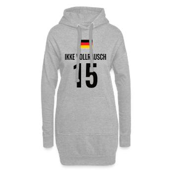 Fußball Sauf Trikot Deutschland Mallorca Gruppen - Hoodie-Kleid - Grau meliert - Vorne