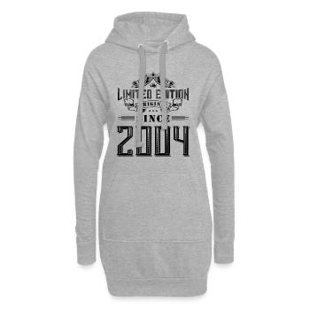2004 limited edition - Hoodie-Kleid - Grau meliert - Vorne