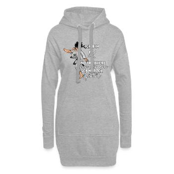 Ich bin 12 - Jungen Karate - Hoodie-Kleid - Grau meliert - Vorne