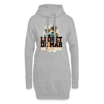 Lloret De Mar Party Crew Holiday - Hoodie Dress - heather grey - Front