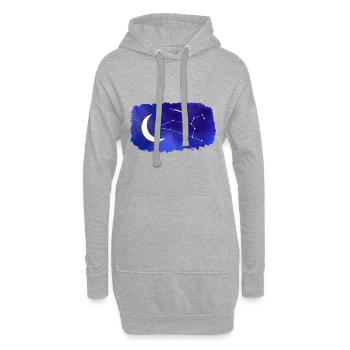 Zodiac Leo Leo - Sweat-shirt à capuche long Femme - gris chiné - Devant