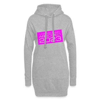 Junggesellinnen Abschied 2023 - Hoodie-Kleid - Grau meliert - Vorne