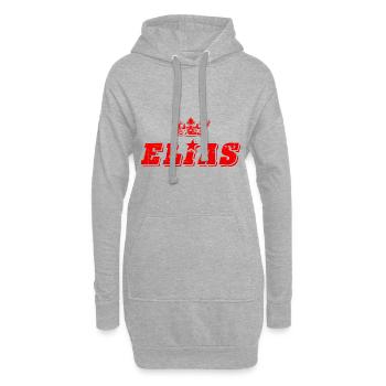 Elias - Hoodie-Kleid - Grau meliert - Vorne