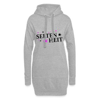Seltenheit Selten Limitiert - Hoodie-Kleid - Grau meliert - Vorne