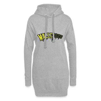 Malle 2025 - Hoodie-Kleid - Grau meliert - Vorne