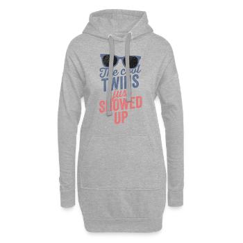 Twins School TShirt Funny Cool Kids est apparu - Sweat-shirt à capuche long Femme - gris chiné - Devant