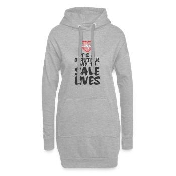 Sauver des vies paramédic docteur docteur docteur cadeau - Sweat-shirt à capuche long Femme - gris chiné - Devant