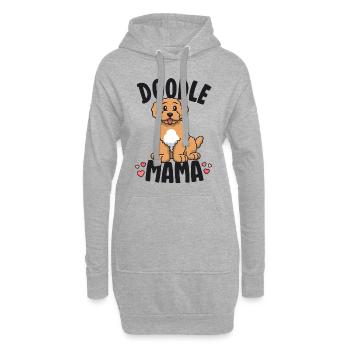 Doodle Mama Chemises pour femmes Propriétaire de Goldendoodle - Sweat-shirt à capuche long Femme - gris chiné - Devant