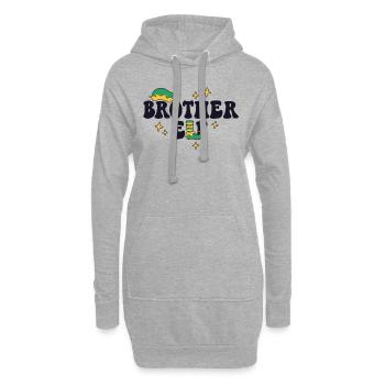 Bruder Elf Passende Familie Weihnachtsgruppe Weihnachten - Hoodie-Kleid - Grau meliert - Vorne