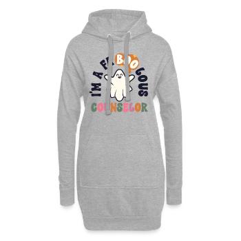 Faboolous Berater Retro Halloween Schule - Hoodie-Kleid - Grau meliert - Vorne