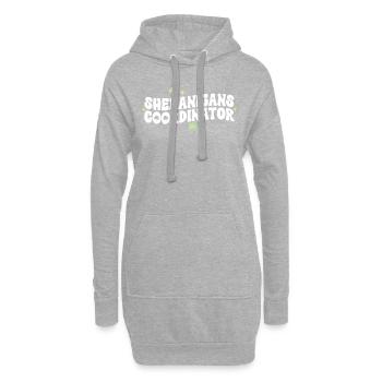 Shenanigans Koordinator Kindergärtnerin St - Hoodie-Kleid - Grau meliert - Vorne