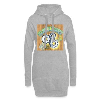 Es geht Los!!! - Abbild - 2023 - Hoodie-Kleid - Grau meliert - Vorne