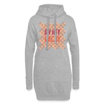 Oh hey Vacay Hemd, Urlaub Funny Beach Camping - Hoodie-Kleid - Grau meliert - Vorne