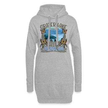 Parc national de Crater Lake ESTD. 1902 Chemise, - Sweat-shirt à capuche long Femme - gris chiné - Devant