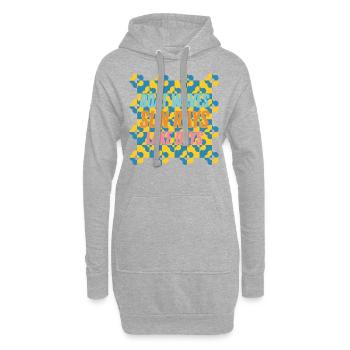 Bateau Vagues Soleil Soleil Jours Chemise, Lake Life - Sweat-shirt à capuche long Femme - gris chiné - Devant