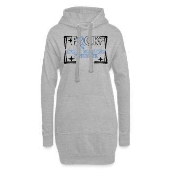 Zyklisches Erbrechenssyndrom T-Shirt, Fick CVS Blau - Hoodie-Kleid - Grau meliert - Vorne